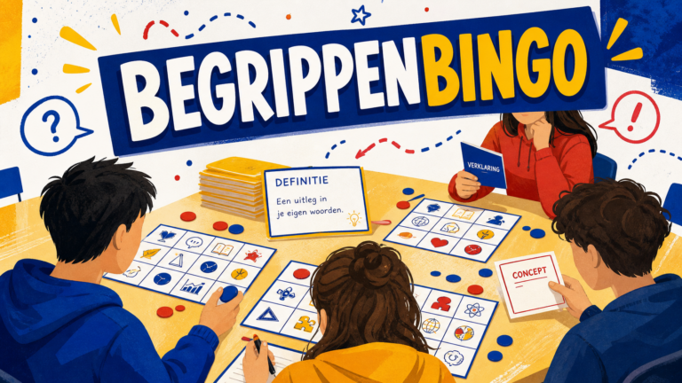 Uitgelichte afbeelding bij Werkvorm: Begrippenbingo.
