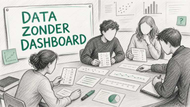 Uitgelichte afbeelding bij Werkvorm: Data zonder dashboard.