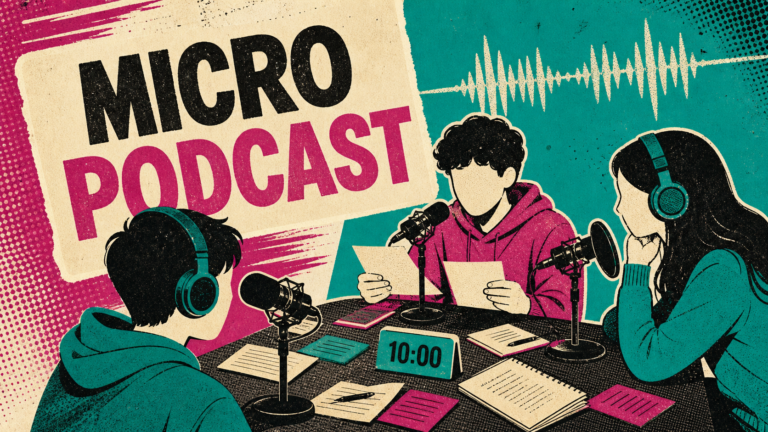 Uitgelichte afbeelding bij Werkvorm: Micro podcast.