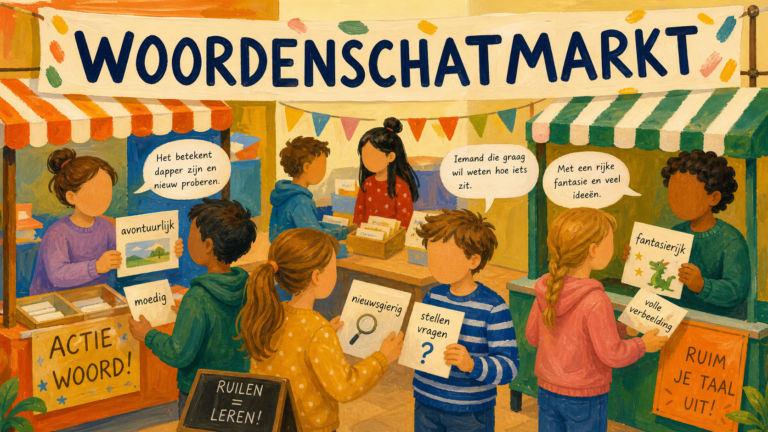 Uitgelichte afbeelding bij Werkvorm: Woordenschatmarkt.